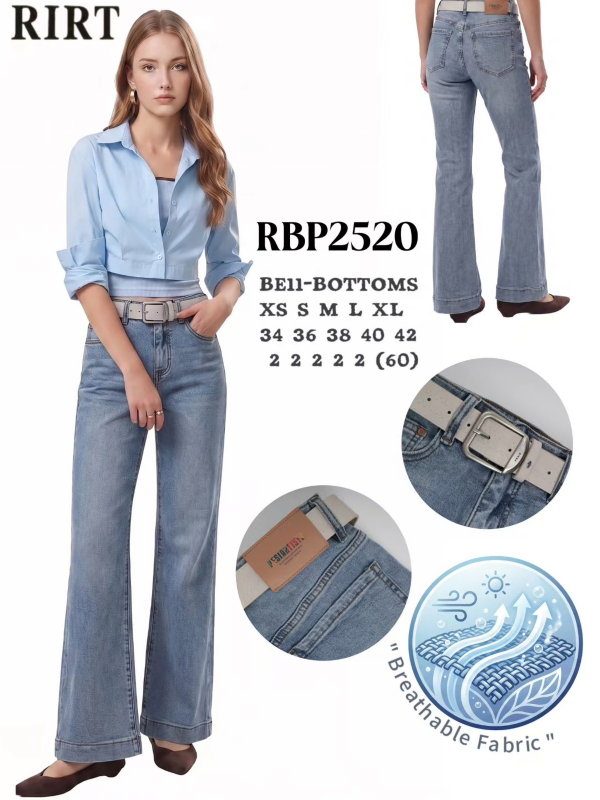 Spodnie damskie jeans Roz XS-XL, 1 Kolor .Paczka 10 szt